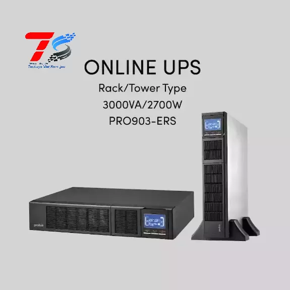 Bộ lưu điện UPS Prolink PRO903-ERS (3kVA/2.7KW)